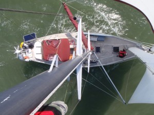 Blick vom Mast