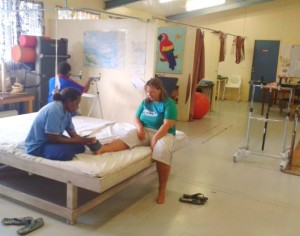 Physiotherapie mit Leanne