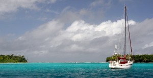 Ankerplatz zwischen Isla Takamaka und Isla Foquet