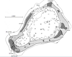 Plan des Salomon Atolls