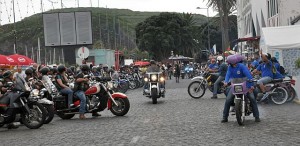 ... und viele Motorräder